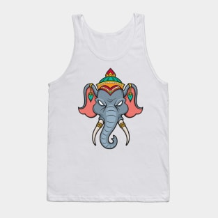 Indian elephant Tank Top